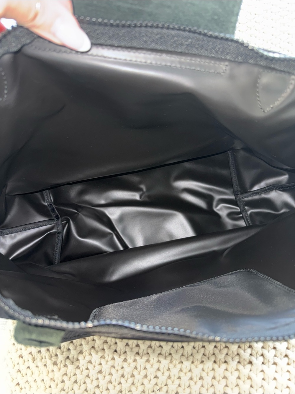 Longchamp Le Pliage Shoulder Bag — All Black - Picture 6 of 6